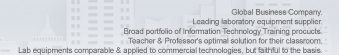 Global Business Company.   
									Leading laboratory equipment supplier.
									Broad portfolio of Information Technology Training procucts.
									Teacher & Professor's optimal solution for their classroom.
									Meaningful training products closely related with commercial products.